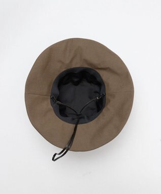 AURORA 【 Beaurance （ビューランス）】ワッペン付き切り替えアドベンチャーハット ブラウン