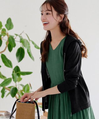 Tiaclasse 【洗える】はしごレースワンピース グリーン