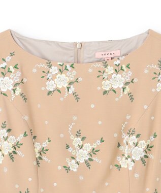TOCCA FLOST FLOWER ドレス ベージュ系7