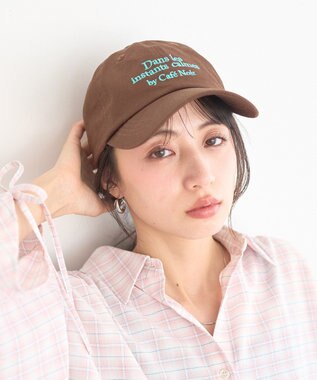 earth music&ecology 【UVカット】アソートロゴCAP Brown