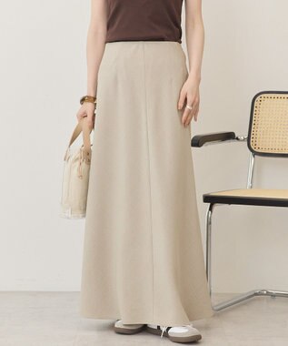 AMERICAN HOLIC リネンライクマーメイドスカート Gray Beige