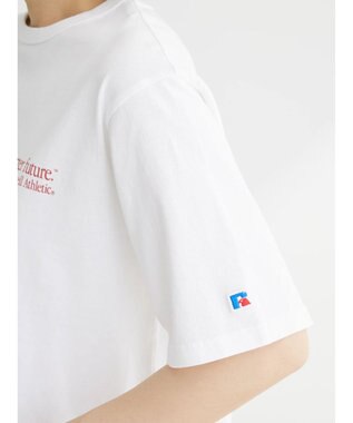 Green Parks ■別注ＲＵＳＳＥＬＬ　ＡＴＨＬＥＴＩＣ　ショート丈ｐｔＴ Off White