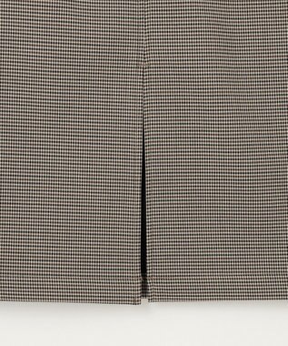 ANY L 【手洗い可/ウエストゴム/裏起毛】チェックボンディングタイトスカート ガンクラブ