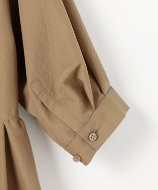 自由区 シアーボイルシャツ ワンピース ブロンズ