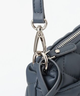 J.PRESS LADIES 【2way】キルティング ショルダー バッグ ダルブルー系