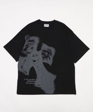 WEGO 【ユニセックス着用ITEM】ラインストーングラフィックT（SS） ブラック