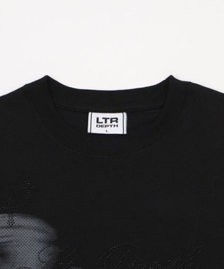 WEGO 【ユニセックス着用ITEM】ラインストーングラフィックT（SS） ブラック