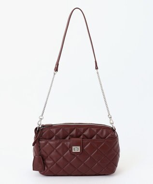 J.PRESS LADIES 【2way】キルティング ショルダー バッグ ワイン系