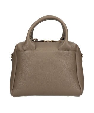 INTER-CHAUSSURES 【CHRISTIAN VILLA】ベーシックレザーハンドバッグ オーク