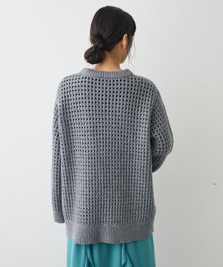 CRAFT STANDARD BOUTIQUE メッシュニットチュニック Gray Mixture