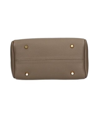 INTER-CHAUSSURES 【CHRISTIAN VILLA】ベーシックレザーハンドバッグ オーク