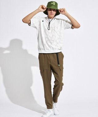 PW CIRCULUS 【MEN】ジラフメッシュ モックネック ホワイト系