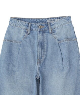 AMERICAN HOLIC ミドルオンスロールアップデニムパンツ Light Indigo