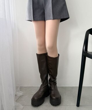 WEGO 【暖かい】フェイクタイツ裏起毛 柄2