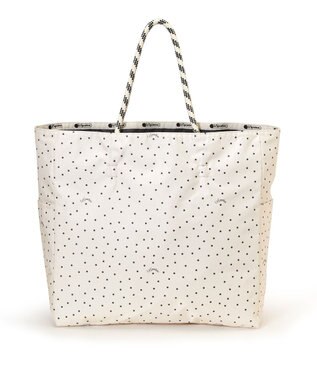 LeSportsac LARGE 2 WAY TOTE/2ウェイサンダー/アイボリードッツ 2ウェイサンダー/アイボリードッツ