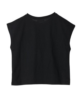 Green Parks ・ｓｗｉｎｇ　ｂｙ　ロゴ刺繍フレンチＴＥＥ Black