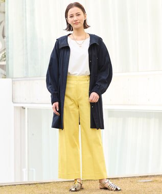 自由区 【XSサイズ～/洗える】シアー ライトコート ネイビー系