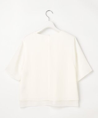 J.PRESS LADIES ドライシフォン カットソー ホワイト系