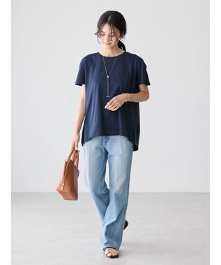 AMERICAN HOLIC バックレイヤードカットプルオーバー Navy