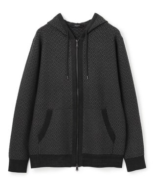 JOSEPH HOMME 【イージーケア】 ヴィスコースリンクス　ジップアップニットフーディー グレー系
