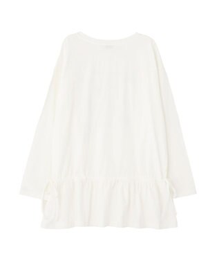 earth music&ecology 【予約】リラックマ×earth ブラウジングロンT オフホワイト