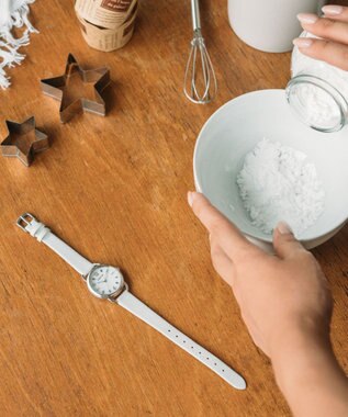 CITIZEN 【電池交換不要のソーラーテックウオッチ】メイクアップをテーマにした軽やかでカジュアルな替えバンド付きモデル シルバー