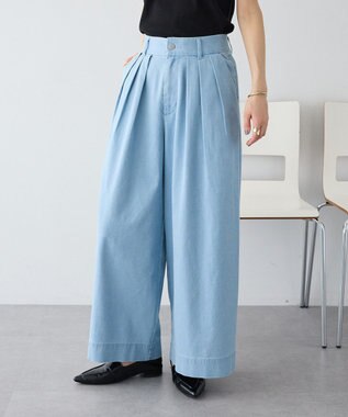 CRAFT STANDARD BOUTIQUE 3タックデニムパンツ Light Indigo