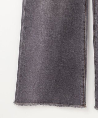 GRACE CONTINENTAL ルーズフレアデニムパンツ ブラック