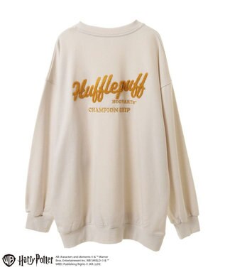 Green Parks ハリー・ポッター／サガラ刺繍裏毛プルオーバー Beige