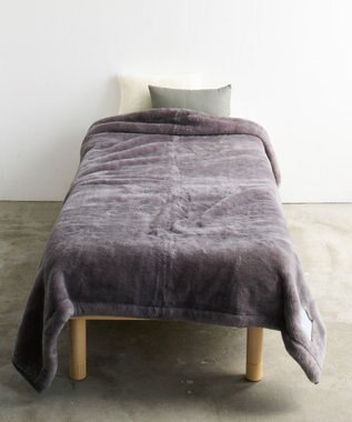 LOOM&SPOOL SRN2メリノウール毛布シングル グレーGY