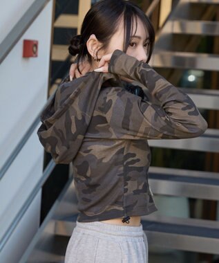 WEGO リブジップパーカー 柄1