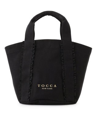 TOCCA 【八木アリサさん着用】TRILL TRIM CANVASTOTE キャンバストートバッグ ブラック系