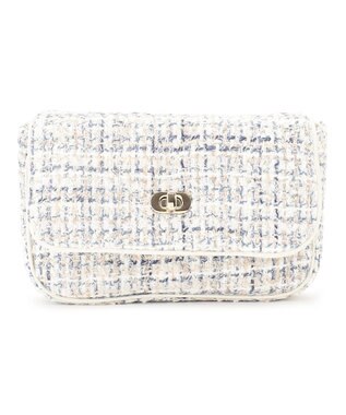 23区 【先行予約】GIOLICA ツイードミニ ショルダーバッグ アイボリーミックス