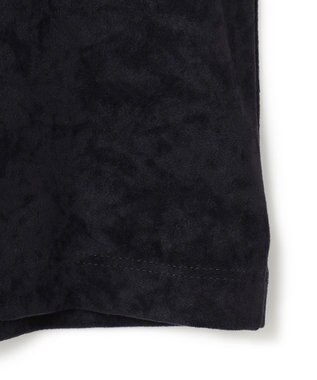 BEIGE， 【洗える・BAILA掲載】BUTLER / ストレッチベロアボートネックカットソー Black