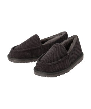 Green Parks ・ｒｉｃｈ　ｂｌｕｅ　ムートンスリッポン Gray