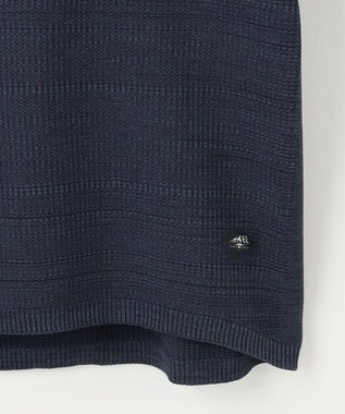 JOSEPH ABBOUD MOUNTAIN 【軽さ/ストレッチ】ホールガーメント3Dニット パーカー ネイビー系