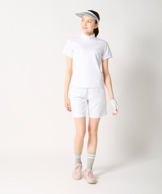 FILA GOLF／marie claire 【Marie claire sports】モックネックシャツ ホワイト