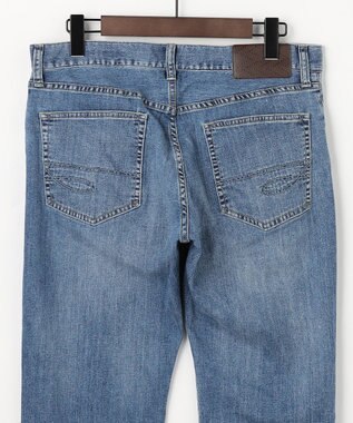 JOSEPH ABBOUD 【JAPANファブリック/ストレッチ/軽量】ライトオンス ストレッチ デニム パンツ サックスブルー系