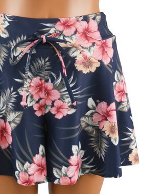 San-ai Resort（三愛水着楽園） 【SALE】フリルトップス３点セット　9M　【San-ai Resort（サンアイリゾート）】 ホワイト×ネイビー