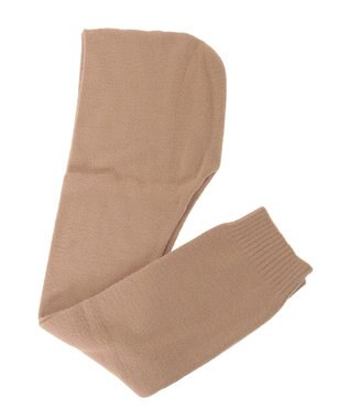 earth music&ecology 【イージーケア】パウダーシャギーフーディーマフラー Beige