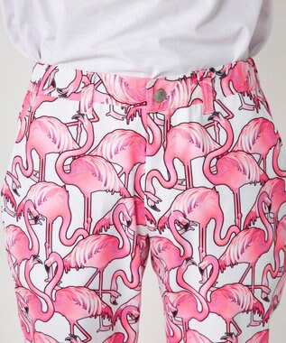 FILA GOLF／marie claire 【Loudmouth】柄ロングパンツ Pink Panic