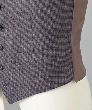 GOTAIRIKU 【CANONICO/カノニコ】 ヴィンテージ サキソニー3ピーススーツ （ブラウンミックス） ダークブラウン系8