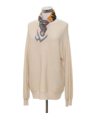 MOONBAT SWASH LONDON コットンプリントスカーフ ラベンダー