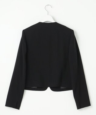 23区 【APPLAUDIR】クリアジョーゼット 3WAYコンパクトジャケット ブラック系