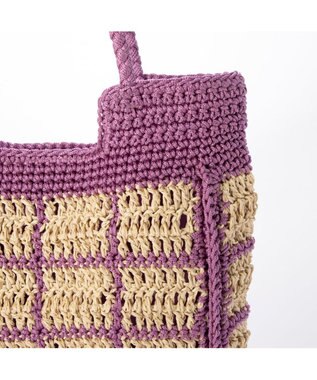 UNBILLION カシュカシュ cachecache / 手編みウィンドペントート ピンク