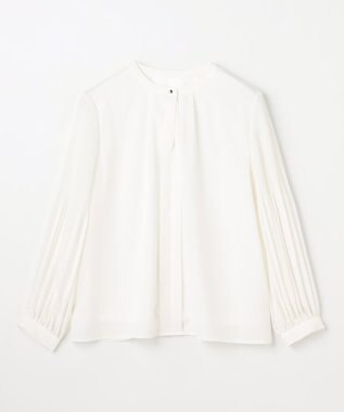 ANY L プリーツブラウス オフ
