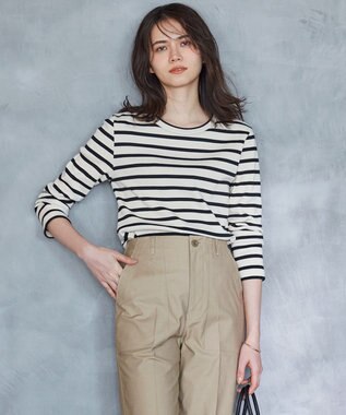  【SLOW/洗える】ミドルフライスジャージー ロングTシャツ