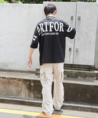 WEGO 【ユニセックス着用ITEM】ストレートロゴプリントT（SS） ブラック