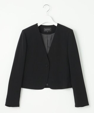 23区 【APPLAUDIR】クリアジョーゼット 3WAYコンパクトジャケット ブラック系