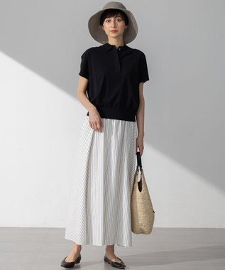 23区 VIOLAd'ORO ラフィア トートバッグ ブラック系